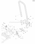 Rear Bumper  Rops Group Diagram and Parts List for 5900765  Simplicity Lawn Tractor
