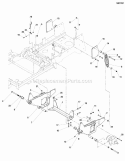 Rear Suspension Group Diagram and Parts List for 5900765  Simplicity Lawn Tractor