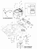 Engine Group - Briggs  Stratton Professional Series Diagram and Parts List for 5900774  Simplicity Lawn Tractor