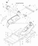 Fuel Tank Group Diagram and Parts List for 5900774  Simplicity Lawn Tractor