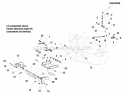 44 50  52 Mower Deck - Deck Hangers  Puller Bars Diagram and Parts List for 5900774  Simplicity Lawn Tractor