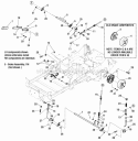 Brake Group Diagram and Parts List for 5900774  Simplicity Lawn Tractor