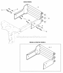 Bumper Group Diagram and Parts List for 5900774  Simplicity Lawn Tractor
