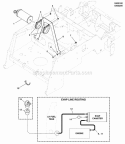 Evap Canister Group (5303182 5303295) Diagram and Parts List for 5901229  Simplicity Lawn Tractor