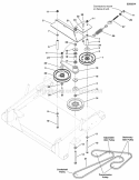 Transaxle Drive Group (5303214) Diagram and Parts List for 5901229  Simplicity Lawn Tractor