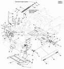 Deck Lift Group (5303241) Diagram and Parts List for 5901229  Simplicity Lawn Tractor