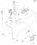 Instrument Control Panel Group (5303260) Diagram and Parts List for 5901230  Simplicity Lawn Tractor