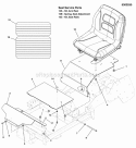 Seat Mount  Floor Group (5303250) Diagram and Parts List for 5901230  Simplicity Lawn Tractor