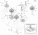 48 Mower Deck - Pulleys Belt  Idler Arm (5303156) Diagram and Parts List for 5901230  Simplicity Lawn Tractor