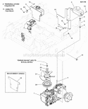 Hydraulic Group Diagram and Parts List for 5900597  Simplicity Lawn Tractor