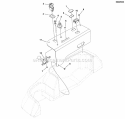 Instrument Control Panel Group Diagram and Parts List for 5900597  Simplicity Lawn Tractor