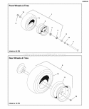 Wheel  Tire Group Diagram and Parts List for 5900597  Simplicity Lawn Tractor