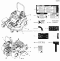 Part Location Diagram of 5102091YP Murray DECAL, DECK HEIGHT, 1
