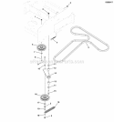 Pump Drive Group (5300917) Diagram and Parts List for 5900529  Simplicity Lawn Tractor