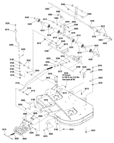 42-Inch (107cm) Mower Deck - Height Adjustment And Roller Bar Group (2991670) Diagram and Parts List for 1696545-00  Simplicity Lawn Tractor Accessories