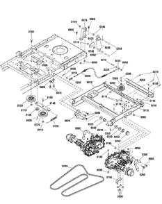 Rear Suspension Group Diagram and Parts List for SZT350 2691411-02 Simplicity Lawn Tractor