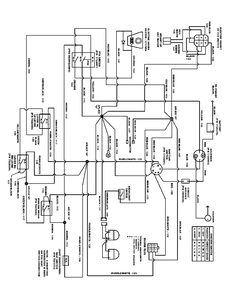 Wiring Schematic Diagram and Parts List for ZT2142 7800612 Simplicity Lawn Tractor