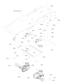 Transmission Group - 2800 Diagram and Parts List for ZT2752 2691040-01 Simplicity Lawn Tractor