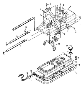 Transmission - Gearshift Group (3486i48) Diagram and Parts List for 9528 2097173 Simplicity Lawn Tractor