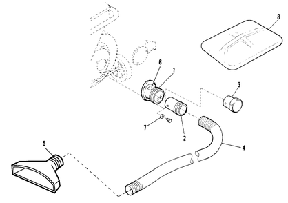 Vk 2/3 Vacuum Kit For 2c, 3c, 2/10, 3/10 And 5/10 Models Diagram and Parts List for 20 9022200 Simplicity Chipper Shredder