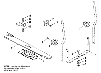 26-Inch Grass Catcher Adaptor Kit Diagram and Parts List for 1600331  Simplicity Lawn Tractor Accessories