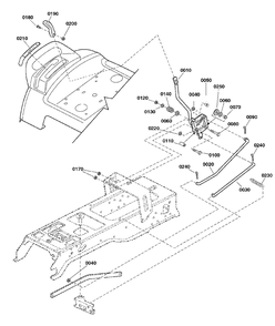 Cruise Control Group Diagram and Parts List for 2691670-01  Simplicity Lawn Tractor
