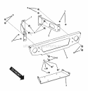 Bumper Group (179Bump) Diagram and Parts List for 7085632  Simplicity Lawn Tractor Accessories