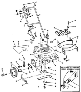 Parts List For Mfg. No. 1690797-21-Inch Push Mower Diagram and Parts List for 1321 1690797 Simplicity Lawn Mower