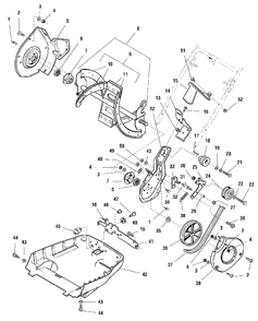 Auger And Drive Group (178adg) Diagram and Parts List for 520M 1694585 Simplicity Snow Blower