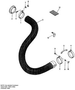 Roving Nozzle Group Diagram and Parts List for 1690031  Simplicity Lawn Tractor Accessories
