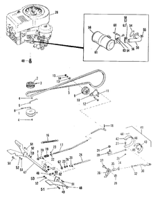Engine Pulley Brake And Clutch Group (2932i04) Diagram and Parts List for 3008 1690090 Simplicity Lawn Tractor