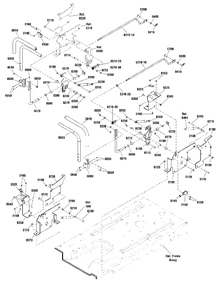 Controls Group Diagram and Parts List for ZT2752 2691040-01 Simplicity Lawn Tractor