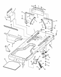 Frame Group - Sub-Assembly (Javframe) Diagram and Parts List for 2690475  Simplicity Lawn Tractor