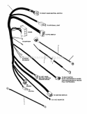Wiring Harness Group (Javwharn) Diagram and Parts List for 2690475  Simplicity Lawn Tractor