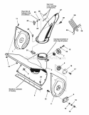 Auger Housing Group (S070Ahgr) Diagram and Parts List for 7800085  Simplicity Snow Blower