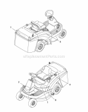 Part Location Diagram of 885207YP Murray DECAL NOSE