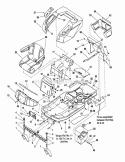 Frame Body  Seat Group Diagram and Parts List for 7800378  Simplicity Lawn Tractor