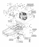 Engine Group - 26 HP Diagram and Parts List for 7800375  Simplicity Lawn Tractor