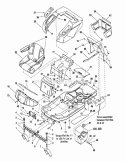 Frame Body  Seat Group Diagram and Parts List for 7800375  Simplicity Lawn Tractor