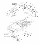 Lift Group - 50 Deck Diagram and Parts List for 7800375  Simplicity Lawn Tractor