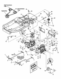 Transmission Group Diagram and Parts List for 7800375  Simplicity Lawn Tractor