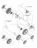 Part Location Diagram of 7500647YP Murray Assembly Wheel W/Bearin