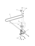 Transmission Diagram and Parts List for 7800547  Simplicity Lawn Mower