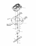 Engine  Blade Group (7502124) Diagram and Parts List for 7800721  Simplicity Lawn Mower