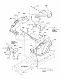 Fender Group (7501679Dev) Diagram and Parts List for 7800768-01  Simplicity Lawn Tractor