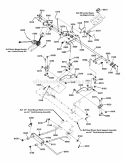 46 Deck Lift Group 285Z (7501953C) Diagram and Parts List for 7800768-01  Simplicity Lawn Tractor