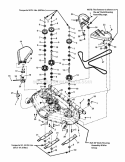 46 Deck Group (7501987C 7501934D) Diagram and Parts List for 7800579  Simplicity Lawn Tractor