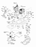 Engine Group BS 26Hp V-Twin (7502245) Diagram and Parts List for 7800850-00  Simplicity Lawn Tractor