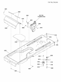 Frame Assembly Group 285ZRzt (7501700D) Diagram and Parts List for 7800850-00  Simplicity Lawn Tractor