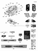 Decal Group (7502688) Diagram and Parts List for 7800850-00  Simplicity Lawn Tractor